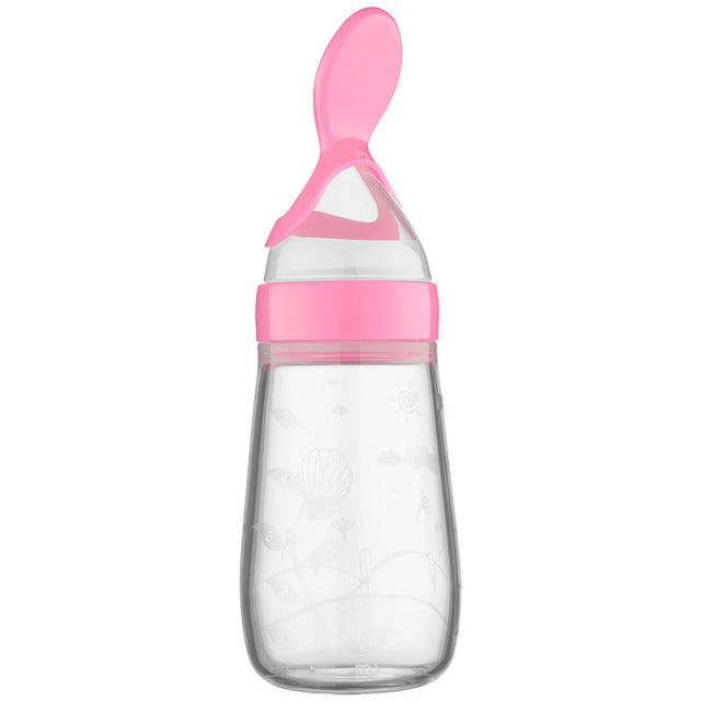 Baby silicone rice paste feeding spoon | baby feeding | Material: Silicone
Capacity; 90ML
1 use 100% food grade (imported) silica gel material
2 maximum